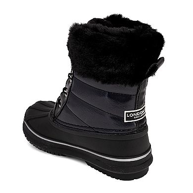 London Fog Bridger Girls' Cold Weather Ankle Boots