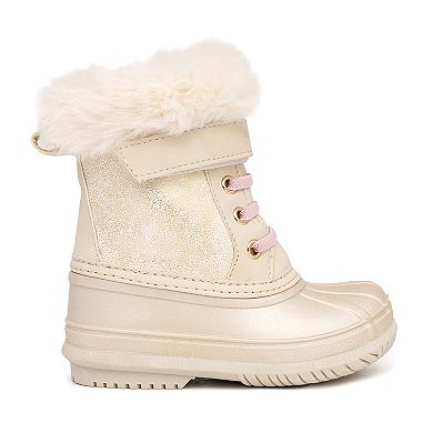 London Fog Snowbunny Girls' Cold Weather Ankle Boots
