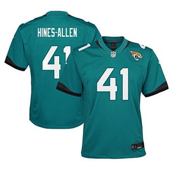 Youth Nike Josh Hines-Allen Teal Jacksonville Jaguars Team Game Jersey