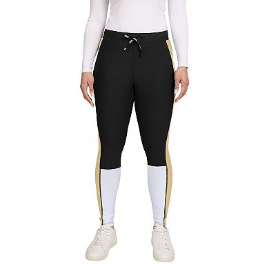 Women's WEAR by Erin Andrews Black/Gold New Orleans Saints Color-Block Leggings