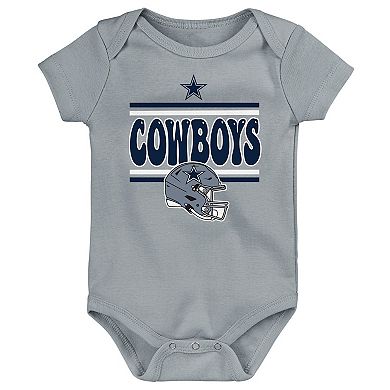 Infant Dallas Cowboys Play Day Three-Pack Bodysuit Set