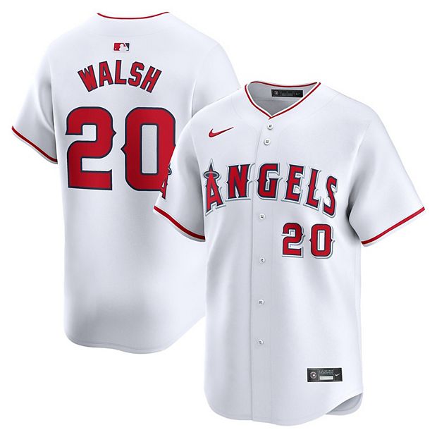 Men's Nike Jared Walsh White Los Angeles Angels Home Limited Men's Nike Jared Walsh White Los Angeles Angels Home Limited