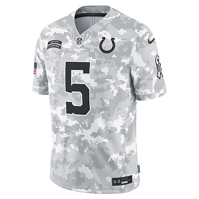 Men's Nike Anthony Richardson Arctic Camo Indianapolis Colts 2024 Salute to Service Limited Jersey