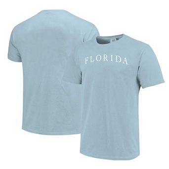 Unisex Light Blue Florida Gators Comfort Colors Fashion Color Arch T-Shirt