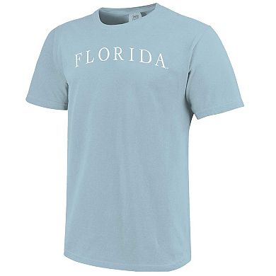 Unisex Light Blue Florida Gators Comfort Colors Fashion Color Arch T-Shirt