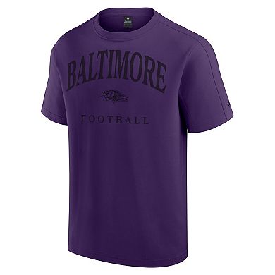 Unisex Fanatics Purple Baltimore Ravens Elements Heavyweight Tri-Blend T-Shirt