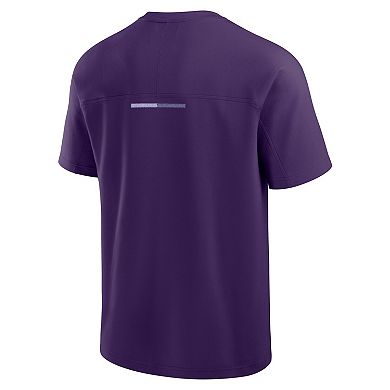 Unisex Fanatics Purple Baltimore Ravens Elements Heavyweight Tri-Blend T-Shirt