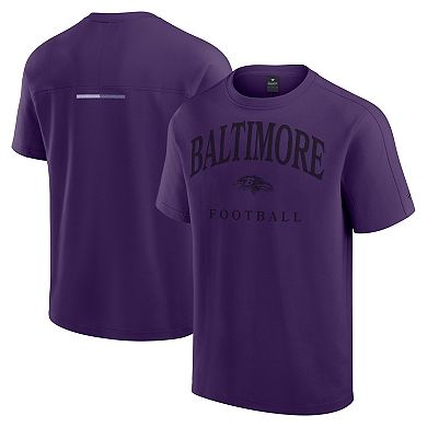 Unisex Fanatics Purple Baltimore Ravens Elements Heavyweight Tri-Blend T-Shirt