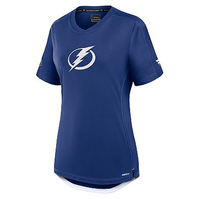 Women's Fanatics Blue Tampa Bay Lightning Authentic Pro Rink Tech T-Shirt
