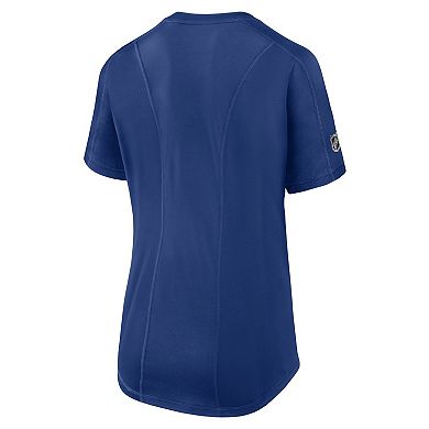 Women's Fanatics Blue Tampa Bay Lightning Authentic Pro Rink Tech T-Shirt