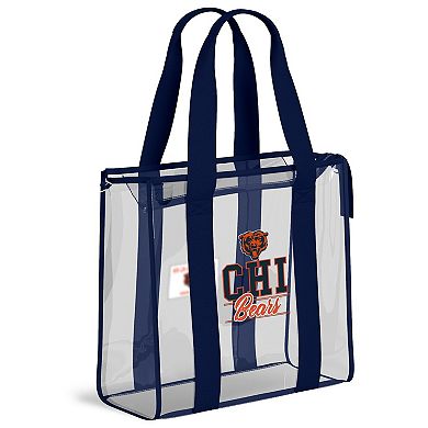 WEAR by Erin Andrews Chicago Bears Stadium Tote Bag with Team Color Trim