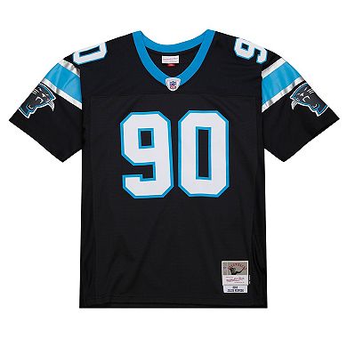 Men's Mitchell & Ness Julius Peppers Black Carolina Panthers Big & Tall 2003 Alternate Legacy Retired Player Jersey