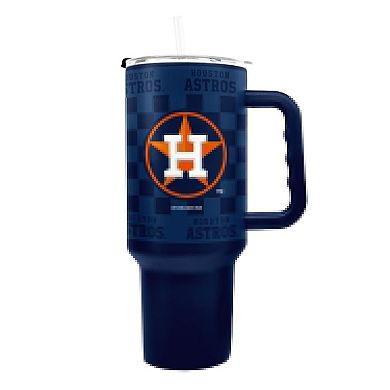 Houston Astros 40oz. Checkered Stainless Steel Tumbler