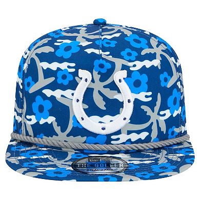 Men's New Era Royal Indianapolis Colts Wakey Wakey Golfer Snapback Hat