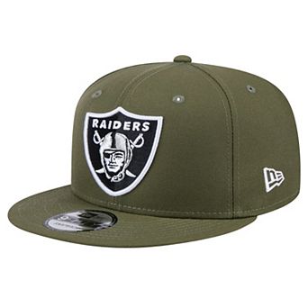 Men's New Era Olive Las Vegas Raiders Main 9FIFTY Snapback Hat