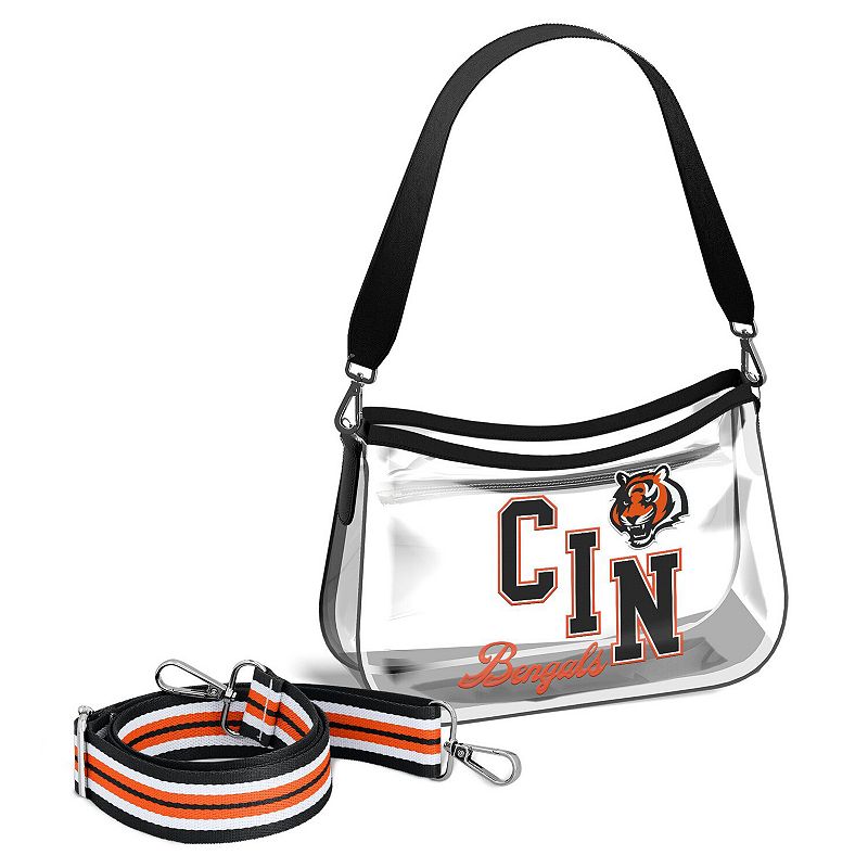 WEAR by Erin Andrews Cincinnati Bengals Clear Stadium Mini Purse, Team
