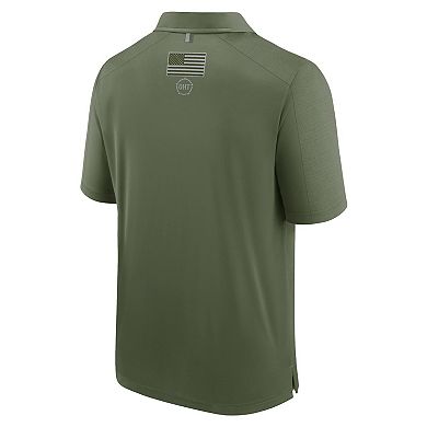 Men's Fanatics Olive Notre Dame Fighting Irish OHT Defender Polo