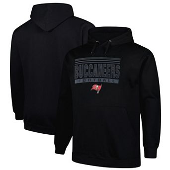 Men's Fanatics Black Tampa Bay Buccaneers Big & Tall Pop Pullover Hoodie