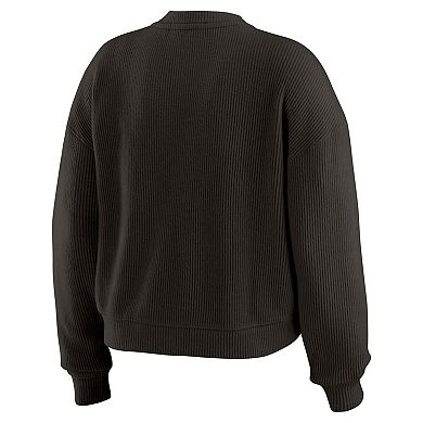 Women's WEAR by Erin Andrews Cream Indianapolis Colts Knitted Tri-Blend Long Sleeve T-Shirt & Pants Lounge Set