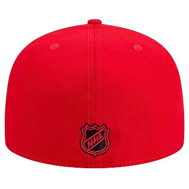 Men's New Era Red Carolina Hurricanes Core 59FIFTY Fitted Hat
