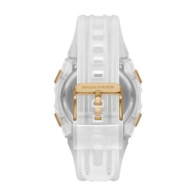 Skechers® Men's El Porto Clear Digital Watch