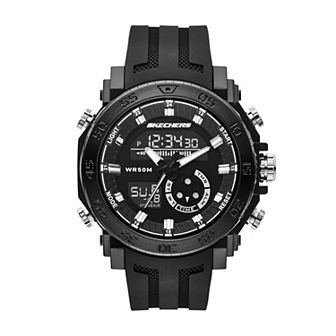 Skechers® Men's Ridgeland Green Ana-Digi Chronograph Watch