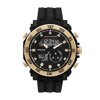 Skechers® Men's Ridgeland Green Ana-Digi Chronograph Watch