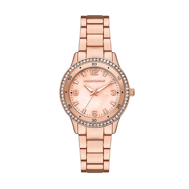 Skechers® Women's Deelane Watch, Size: Medium, Pink Tone
