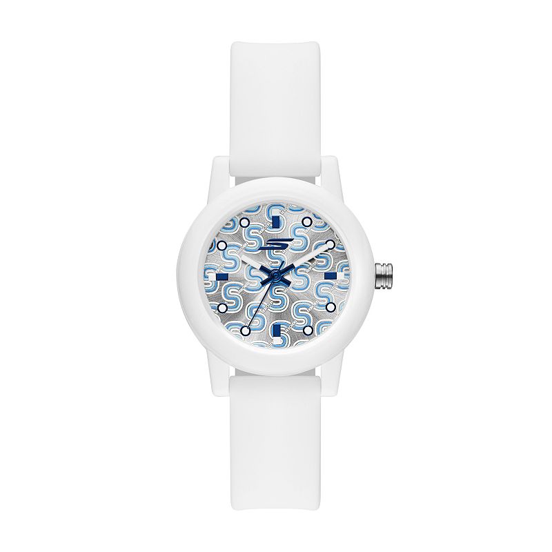 Skechers® Women's Silicone Pickleball Watch, Size: Small, White