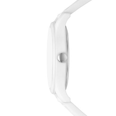 Skechers® Men's White Silicone Pickleball Watch