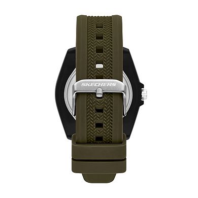 Skechers Black Silicone Women's Watch Set
