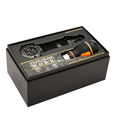 Skechers® Men's 2-pc. Clip Watch & Screwdriver Set