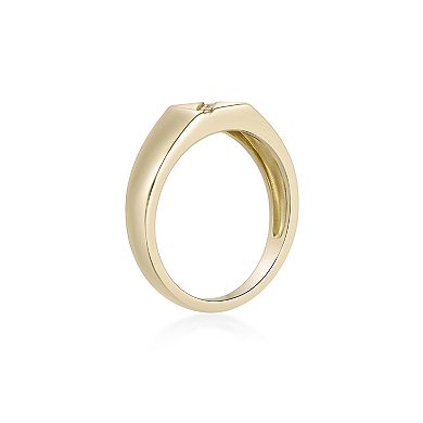 Gemminded 18k Gold Over Silver Lab-Grown Diamond Accent Ring