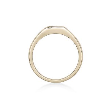 Gemminded 18k Gold Over Silver Lab-Grown Diamond Accent Ring