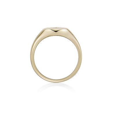 Gemminded 18k Gold Over Silver Lab-Grown Diamond Accent Ring