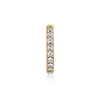 Gemminded 18k Gold Over Silver Lab-Grown Diamond Accent Ear Cuff