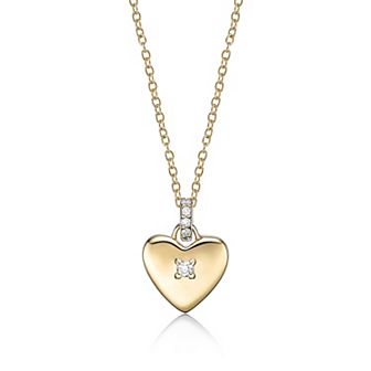 Gemminded 18k Gold Over Silver 1/3 Carat T.W. Lab-Grown Diamond Pendant Necklace