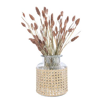 Storied Home Round Glass Jar Vase