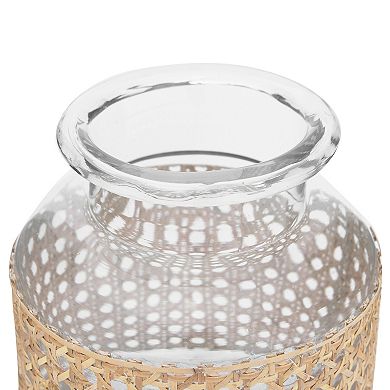 Storied Home Round Glass Jar Vase