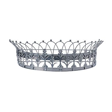 Storied Home Decorative Metal Curtain or Canopy Crown