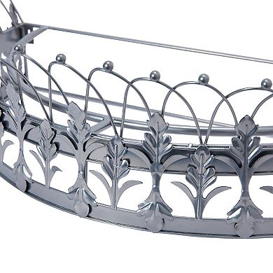 Storied Home Decorative Metal Curtain or Canopy Crown