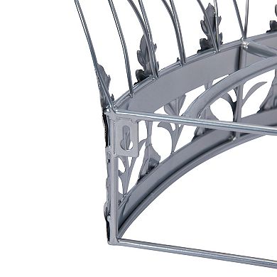 Storied Home Decorative Metal Curtain or Canopy Crown