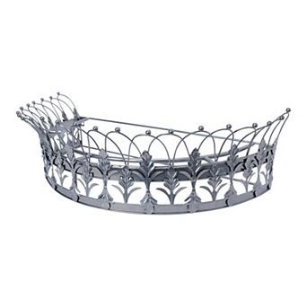 Storied Home Decorative Metal Curtain or Canopy Crown