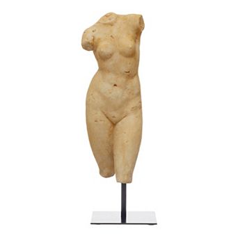 Storied Home Resin Female Body Figure Table Décor