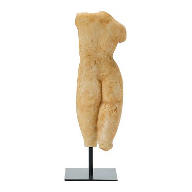 Storied Home Resin Female Body Figure Table Décor