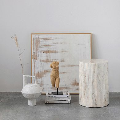 Storied Home Resin Female Body Figure Table Décor