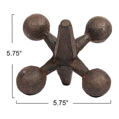 Storied Home Retro Decorative Cast Iron Jack Figurine