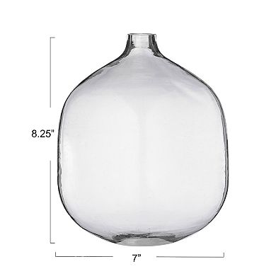 Storied Home Round Glass Vase