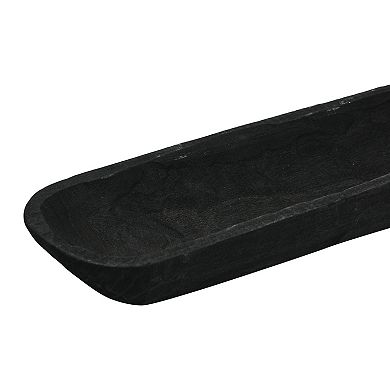 Storied Home Decorative Paulownia Wood Bowl Table Décor