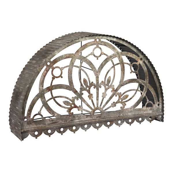 Storied Home Large Decorative Metal Cutout Canopy Wall Décor